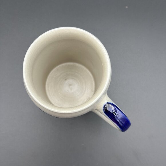 Vintage Goebel German Beer Stein M. Salzglasur W. Germany Blue Salt Glaze 5 in - Picture 6 of 10